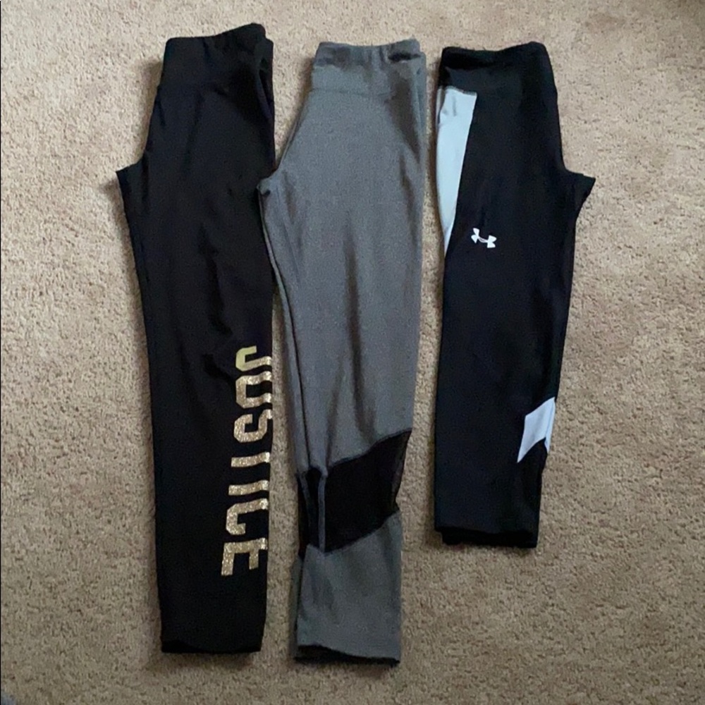 Bundle of 3 leggings for girls